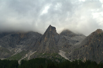landscape with clouds,dolomites,italy,mountain,alps,peak,scenery, view, panorama, alpine, 
