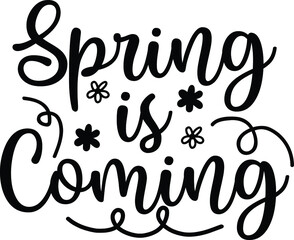 Spring Is Coming, Spring Vector File