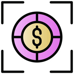 Marketing Growth icon for graphic design job application website report and other design job