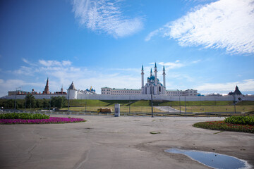 The territory of the ancient Kremlin. Kazan. Russia
