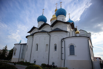 The temple is located on the territory of the ancient Kremlin. Kazan. Russia