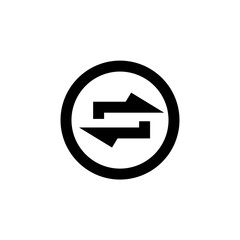 Refresh line icon. Editable stroke. simple illustration mobile concept app line icon and web design. Editable stroke. Design template vector