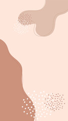 Abstract banner, story, vertical. Vector illustration