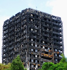 The burnt remains of the Grenfell Tower in West London show the scale of the disaster that sadly...
