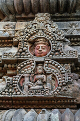 Detail of the Markandeshwar Siva Temple in Bhubaneswar, Odisha, India.