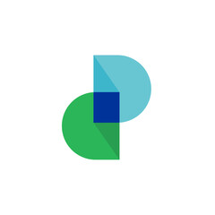 initial letter dp logo transparent modern creative  concept  illustration vector 