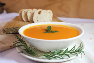 carrot soup.