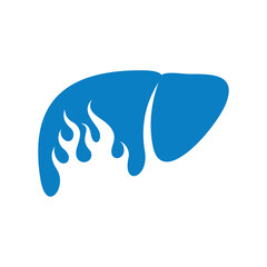 Hot Liver logo vector template, Creative Liver logo design concepts