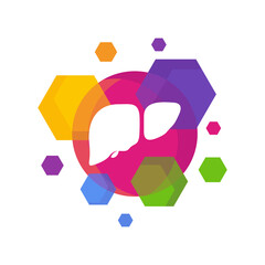 Colorful Liver logo vector template, Creative Liver logo design concepts