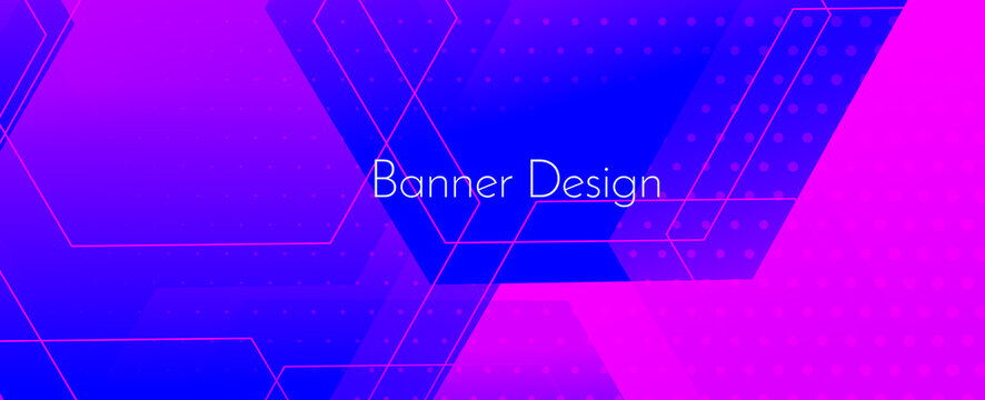 Abstract Geometric Blue And Pink Modern Decorative Design Banner Pattern Background