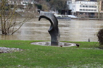 Moselhochwasser in Cochem