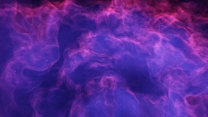 colorful space background with stars, nebula gas cloud in deep outer space, science fiction illustrarion 3d render