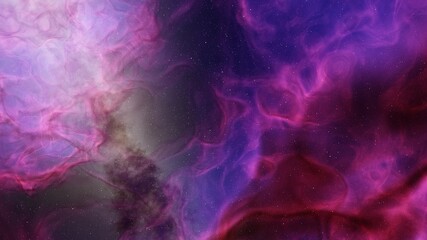 colorful space background with stars, nebula gas cloud in deep outer space, science fiction illustrarion 3d render