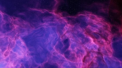 colorful space background with stars, nebula gas cloud in deep outer space, science fiction illustrarion 3d render