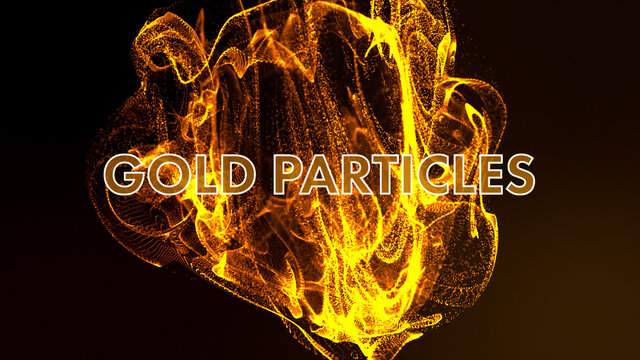 Cool Fluid Gold Particle Titles