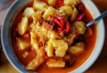 Patatas a la riojana tradicional