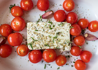 Baked feta pasta