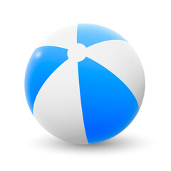 Vector illustration of a beach ball.