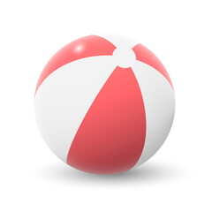 Vector illustration of a beach ball.
