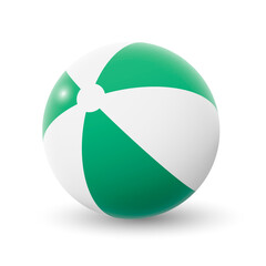 Vector illustration of a beach ball.