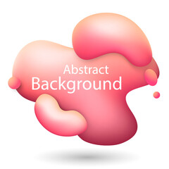 Modern abstract banner with flowing liquid forms.