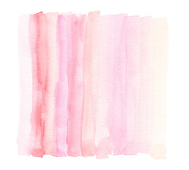 Bright Light Pink Watercolor Lines In Wash