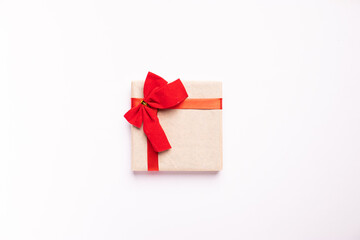 Gift box isolated stock image.