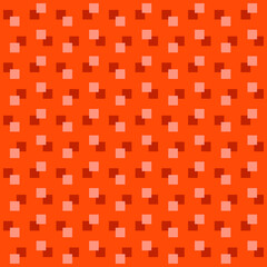 Orange background. Vector background. Orange squares.