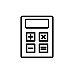 Calculator Icon Design Logo Vector Template