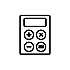 Calculator Icon Design Logo Vector Template