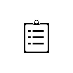 Clipboard Icon Vector Design Template