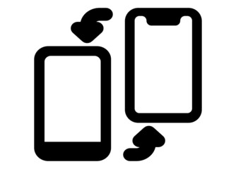 mobile connectivity icon vector for apps and website