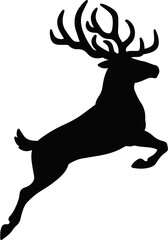 Christmas Deer, Christmas Reindeer, Home Decor, Sign, Porch, Horn, Winter, Santa