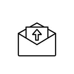 Obraz premium Mail Icon Vector Design Template
