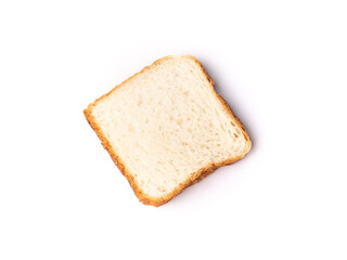Bread isolated stock image with white background.