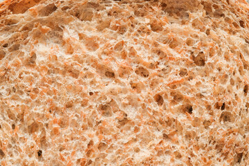 Bread texture background. Macro shot, closeup