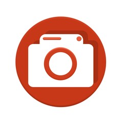 elegant illustration of camera icon