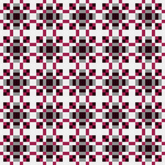 Fototapeta premium Abstract Cross Pattern generative computational art illustration