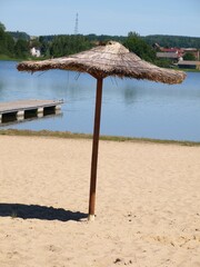 Parasol na plaży