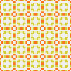 Abstract Cross Pattern generative computational art illustration