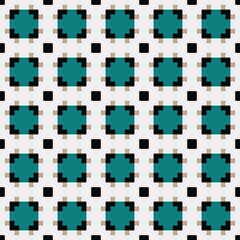 Abstract Cross Pattern generative computational art illustration