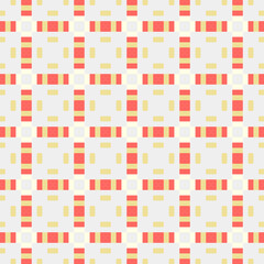 Fototapeta premium Abstract Cross Pattern generative computational art illustration