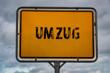 Umzug Wegweiser