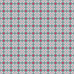 Abstract Cross Pattern generative computational art illustration