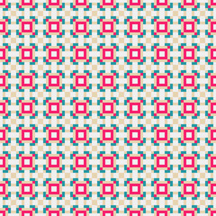 Abstract Cross Pattern generative computational art illustration