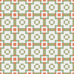 Abstract Cross Pattern generative computational art illustration