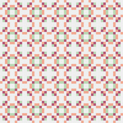 Abstract Cross Pattern generative computational art illustration