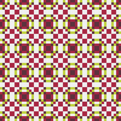 Abstract Cross Pattern generative computational art illustration