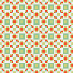 Abstract Cross Pattern generative computational art illustration