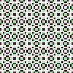 Fototapeta premium Abstract Cross Pattern generative computational art illustration